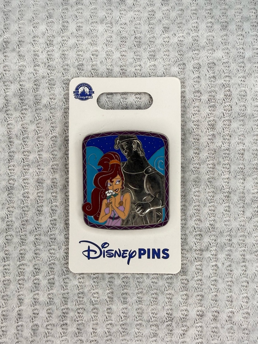 Hercules and Meg Disney pin